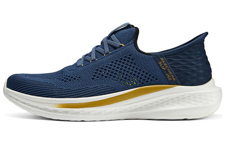 Skechers Slip Ins Low-Top Casual Shoes Men's Blue