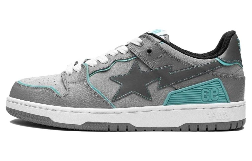 BAPE A BATHING APE Bape SK8 Sta Grey Turquoise