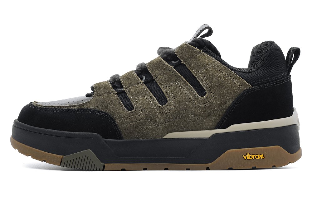 Dickies Low-Top Skateboard Shoes Men's Army Green/Black