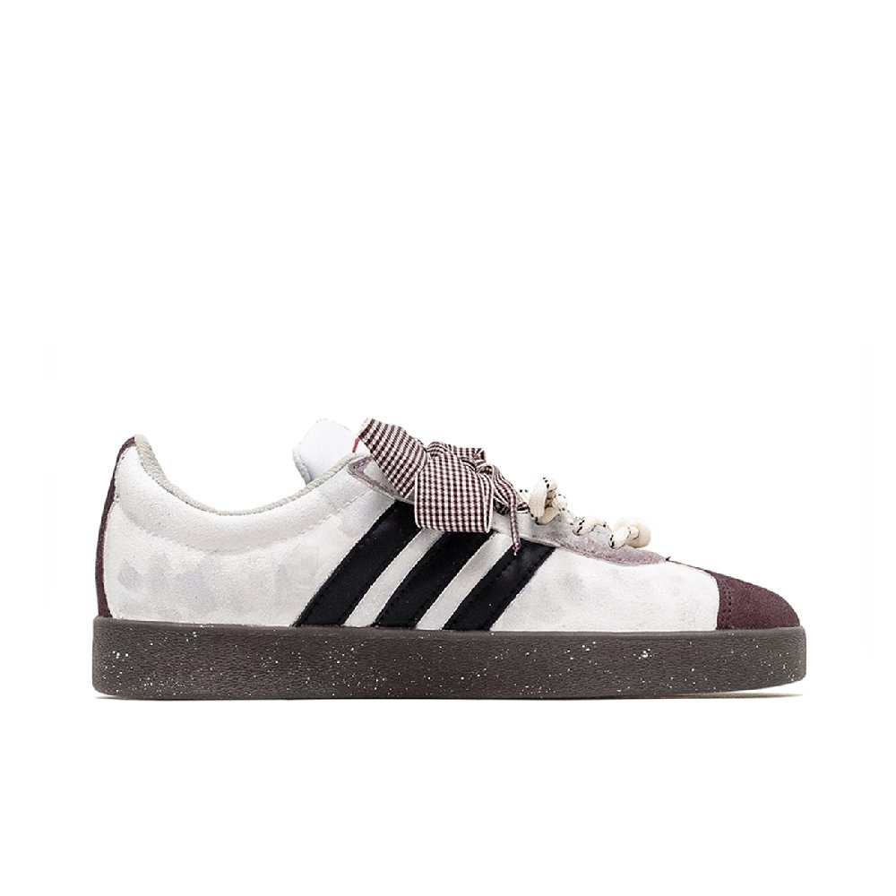 Adidas Neo VL Court Lifestyle Free Panda, Brown Shoe Breathable Low Top Skateboard Shoes Unisex Gray Brown
