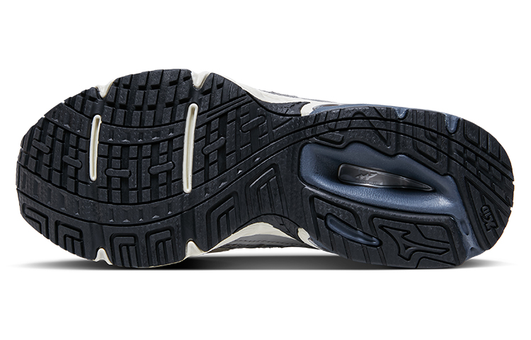 Mizuno Shock Absorbers Slip Resistant, Abrasion Resistant, Breathable Low Top Running Shoes Unisex Gray Silver Blue