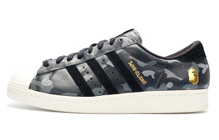 Adidas Superstar 80s Undefeated Bape Black Camo
