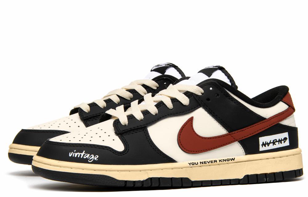 Nike Dunk Tropical Amber Anti Slip Wear Resistant Low Top Skateboard Shoes Unisex Black White Red купить в интернет-магазине Yoocart с быстрой доставкой по России.
