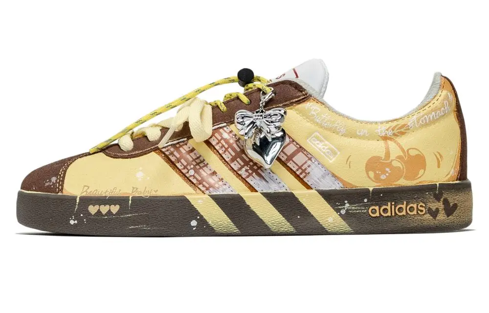 Adidas Neo VL Court 2.0 Mesh Feel, Plaid Abrasion Resistant Slip Resistant Low top Skateboard Shoes Unisex