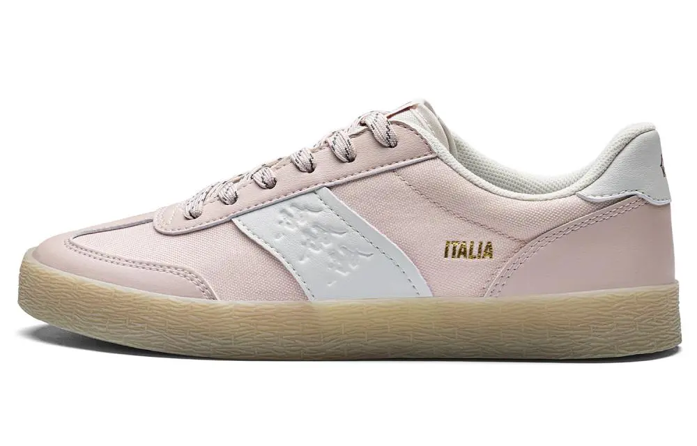 Kappa Back to Back Anti Slip Wear Resistant Low Top Skateboard Shoes Women's Milk Tea Pink
