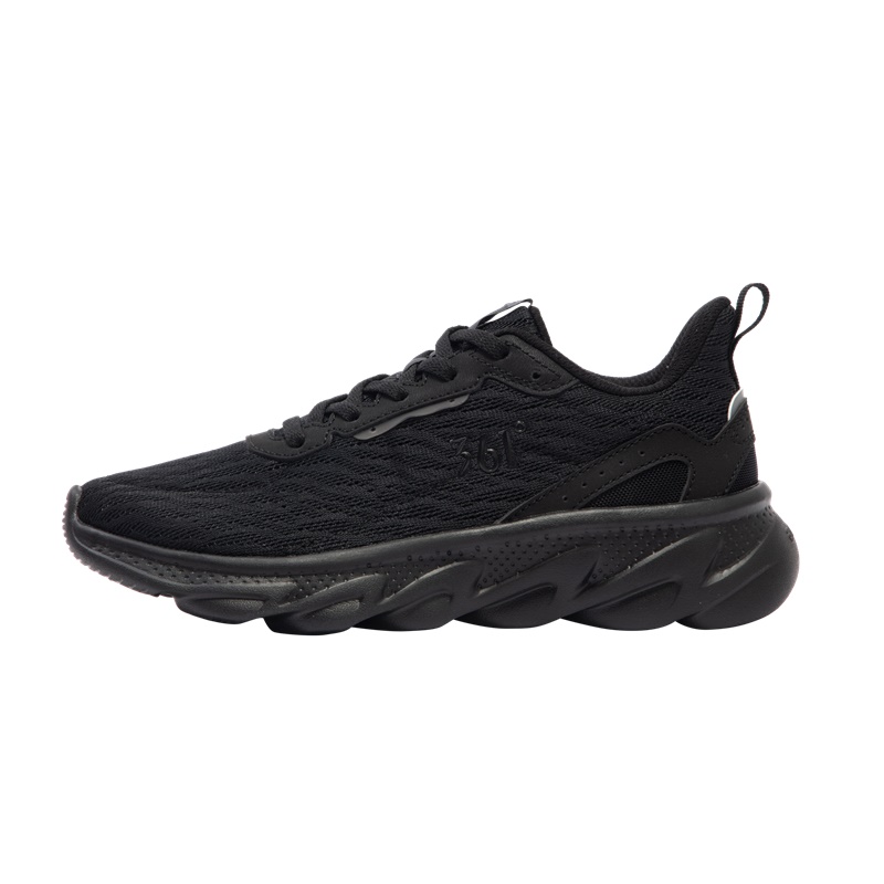 361° Breathable And Lightweight Low Top Running Shoes Women's Obsidian Black
