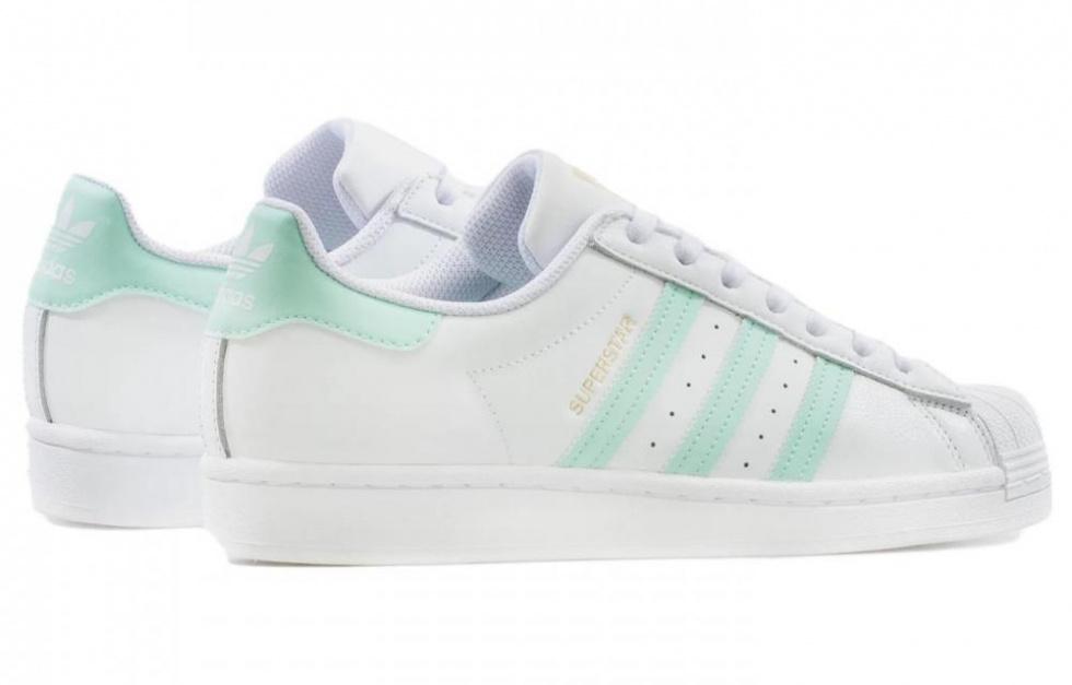 Adidas Superstar White Clear Mint купить в интернет-магазине Yoocart с быстрой доставкой по России.