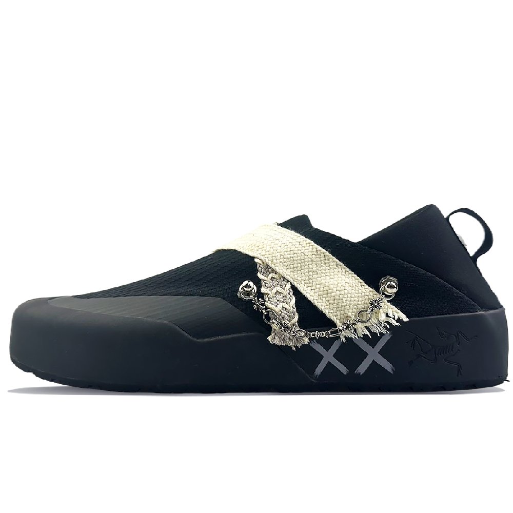 Arcteryx Kragg Cushioning Anti-Slip And Wear-Resistant Low-Top Casual Shoes Men's Black Pink
