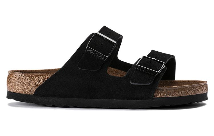 Birkenstock Arizona Soft Footbed Suede 'Black' купить в интернет-магазине Yoocart с быстрой доставкой по России.