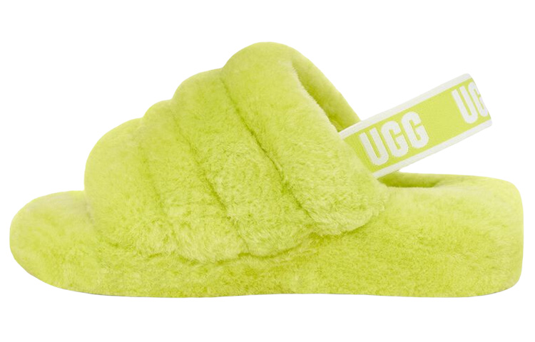 UGG Fluff Yeah Slide Key Lime Women's