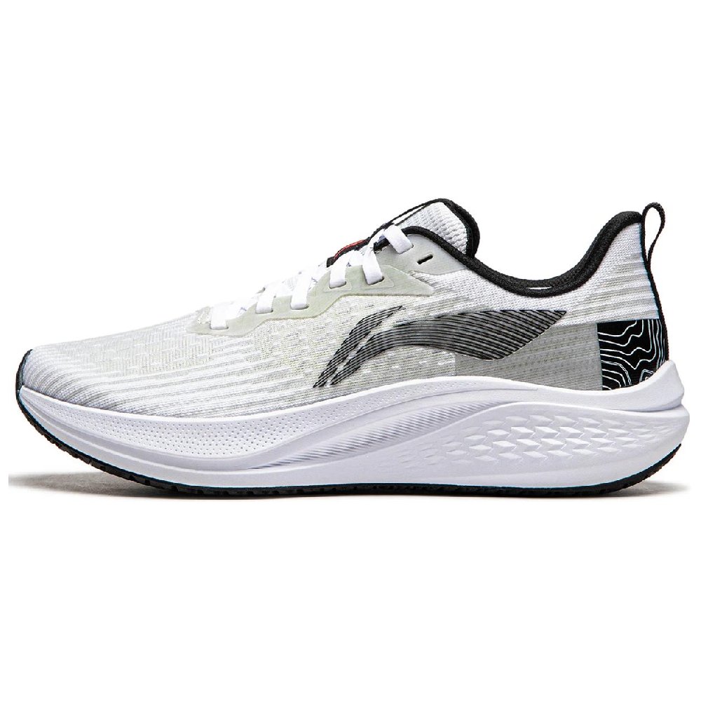 LiNing Red Hare 7 Cushioning, Slip Resistant, Lightweight Low Top Running Shoes Women's Standard White