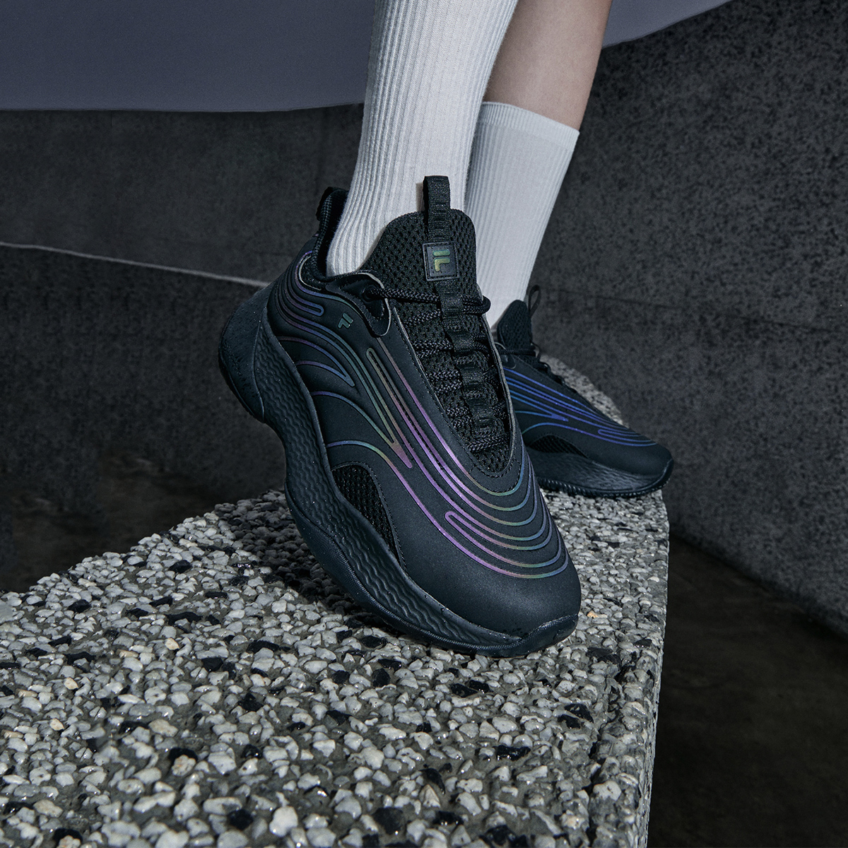 FILA FUSION Ray 2 Sneakers 'Core Black' Women's купить в интернет-магазине Yoocart с быстрой доставкой по России.