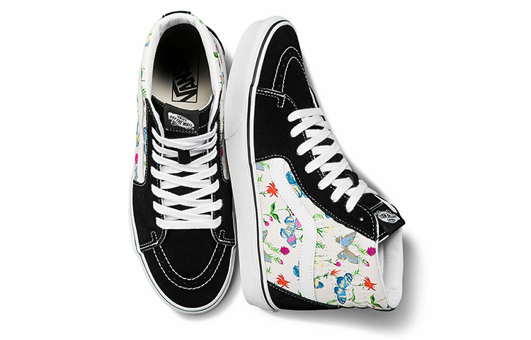 Vans Sk8 Hi Butterfly Floral Marshmallow купить в интернет-магазине Yoocart с быстрой доставкой по России.