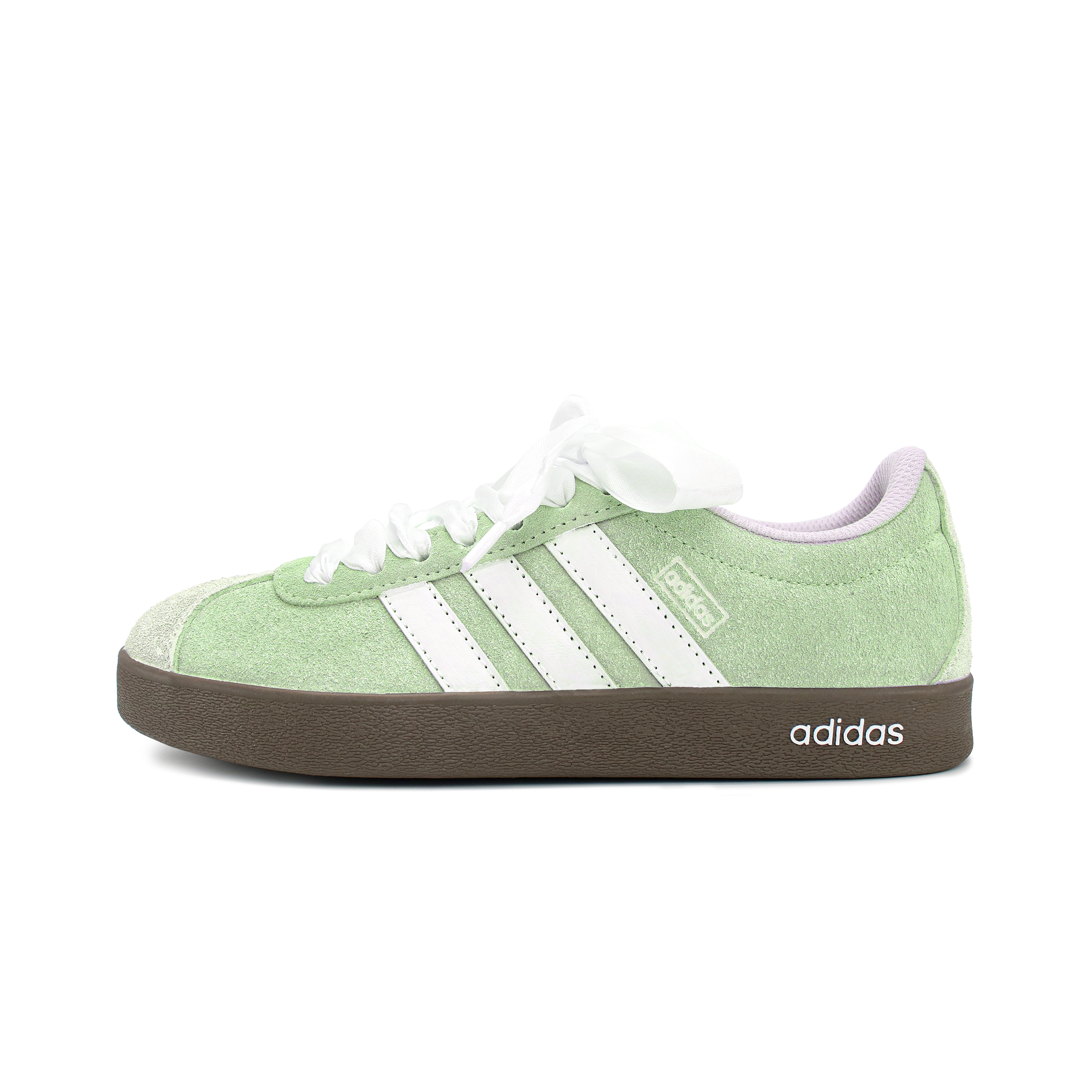 Adidas VL COURT 2.0 Slip Resistant Abrasion Resistant Low top Skateboard Shoes White Green купить в интернет-магазине Yoocart с быстрой доставкой по России.