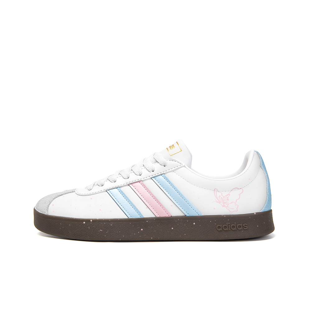 Adidas Neo VL Court 2.0 Slip Resistant Low Top Skateboard Shoes Unisex White