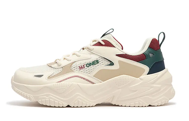 361° Ode Slip Resistant, Abrasion Resistant, Breathable Low top Casual Shoes Men's Black Cherry