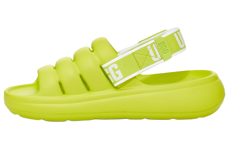 UGG Fluff You Stylish Sandals Women's Green