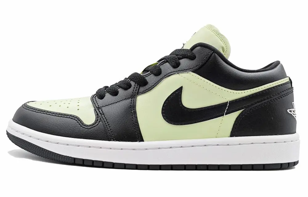 Jordan Air Jordan 1 Slip Resistant, Abrasion Resistant, Lightweight Low top Vintage Basketball Shoes Women's Green