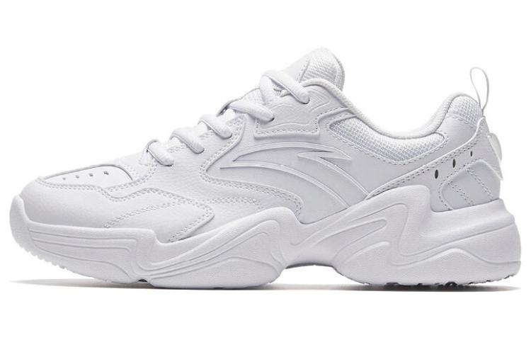 Anta Walker Anti Slip Wear Resistant Low Top Casual Shoes Women's White