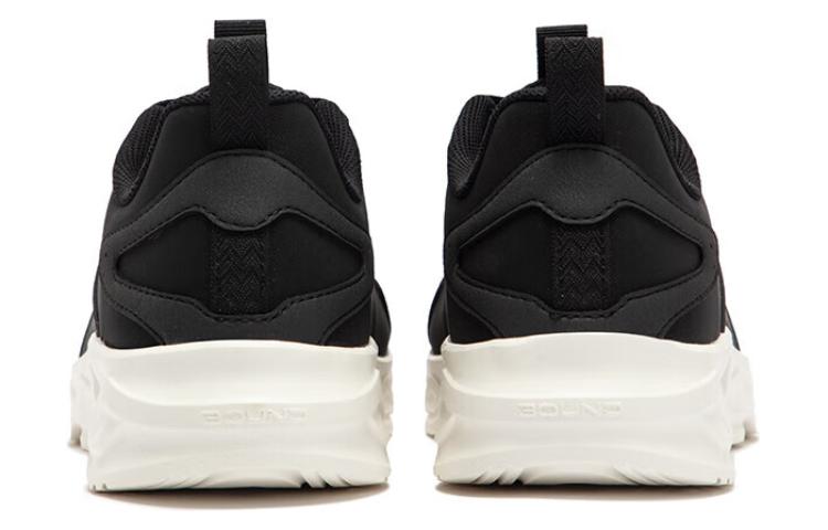 361° Cushioning Anti-Slip And Wear-Resistant Low-Top Running Shoes Men's Black White
