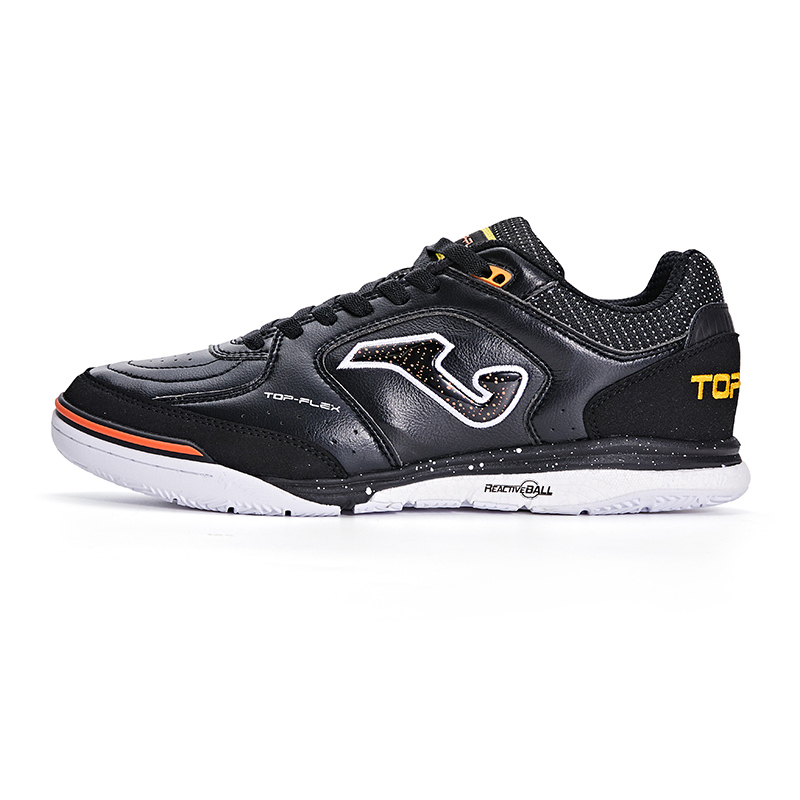 Joma Indoor Anti-Slip Wear-Resistant Soccer Shoes Men's Black