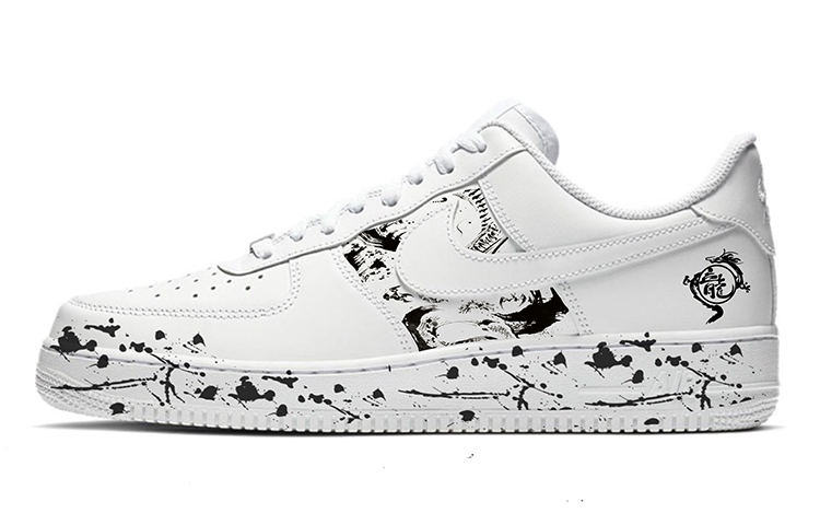 Nike Air Force 1 Low Low-Top Skateboard Shoes Men's Pure White