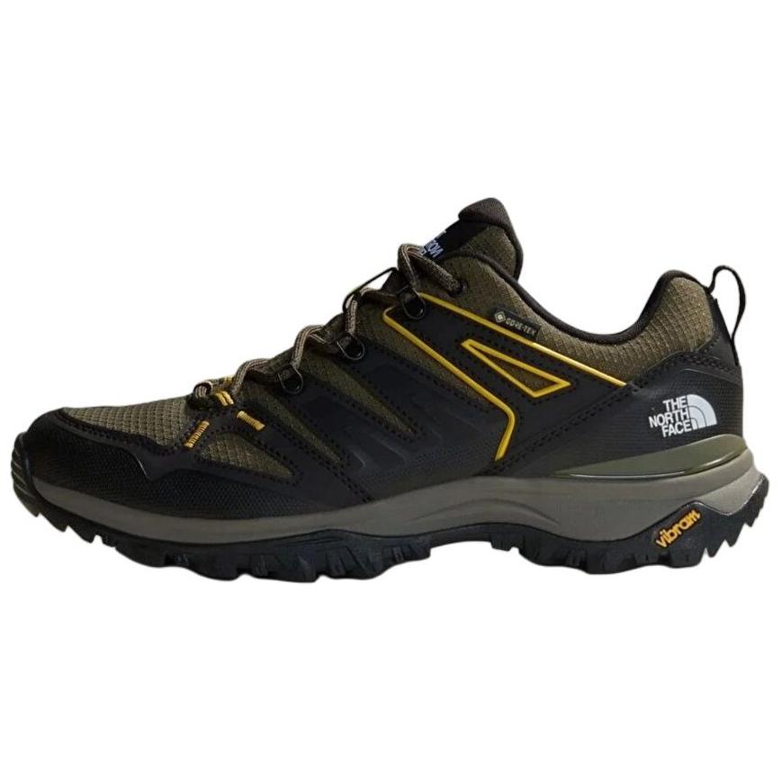 THE NORTH FACE Waterproof And Breathable Low Top Hiking Shoes Men's Army Green