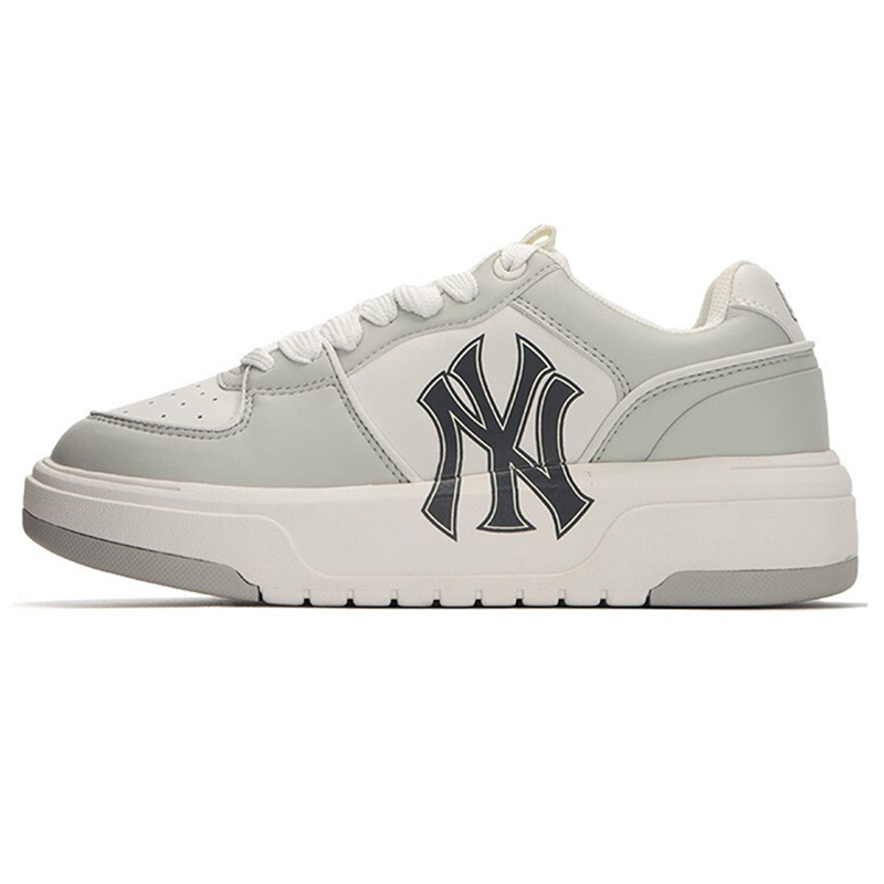 MLB Chunky Liner Height Increasing Low-Top Skateboard Shoes Unisex White