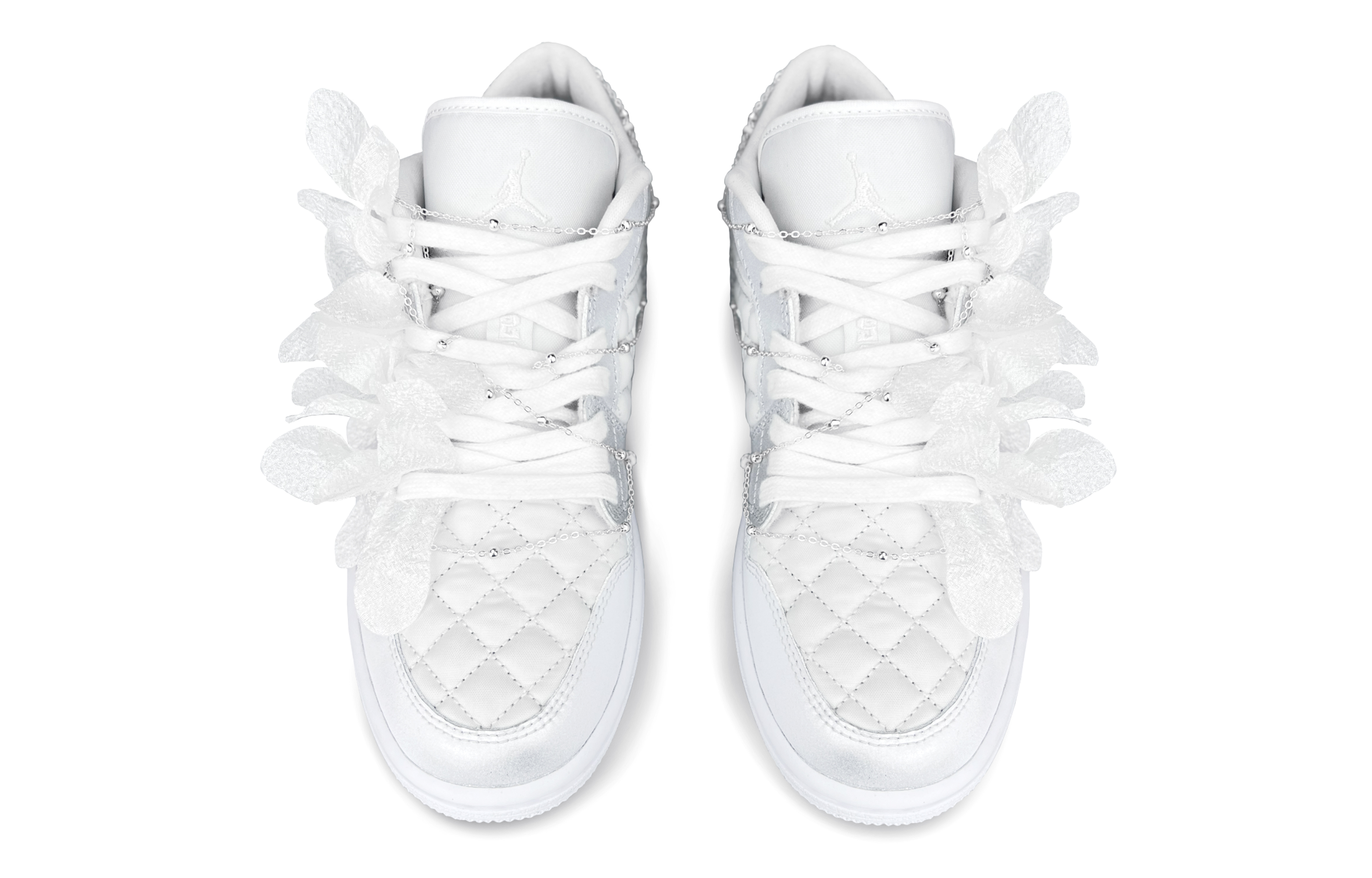 Jordan Air Jordan 1 Low-Top Vintage Basketball Shoes Women's Silver White купить в интернет-магазине Yoocart с быстрой доставкой по России.