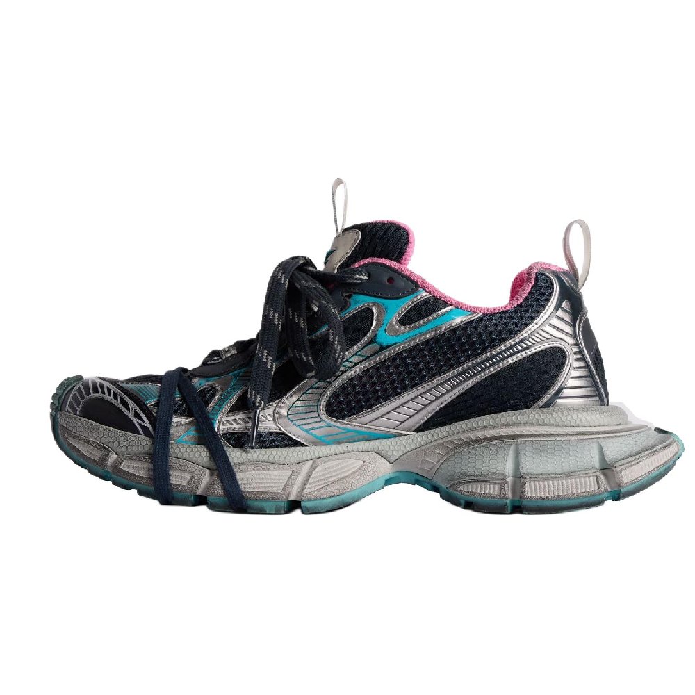 Balenciaga 3XL Low-Top Chunky Sneakers Women's Blue Gray