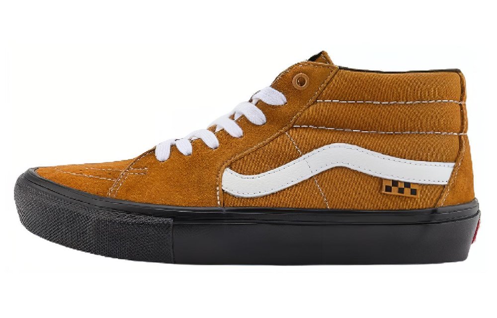 Vans Skate Grosso Pig Suede 'Brown Black White'