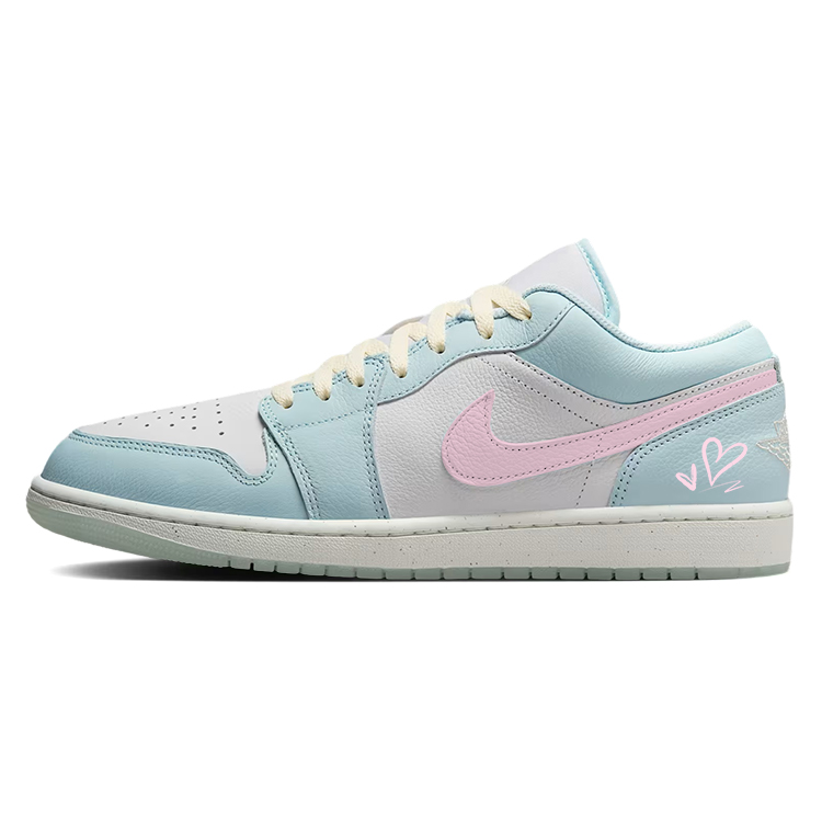 Jordan Air Jordan 1 Vintage Basketball Shoes Men's Low top White/Blue