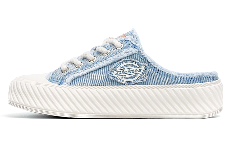 Dickies Low-Top Skateboard Shoes Women's Washed Blue