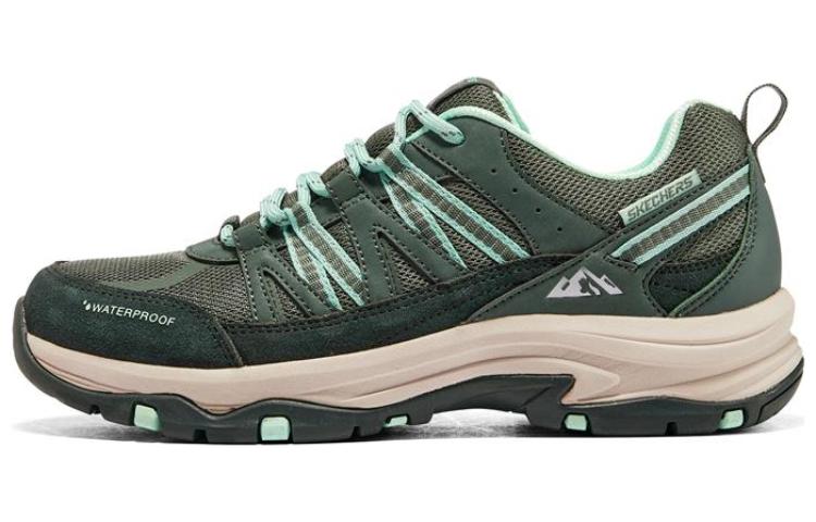 Skechers Trego Low Top Sports Casual Shoes Women's Olive Green
