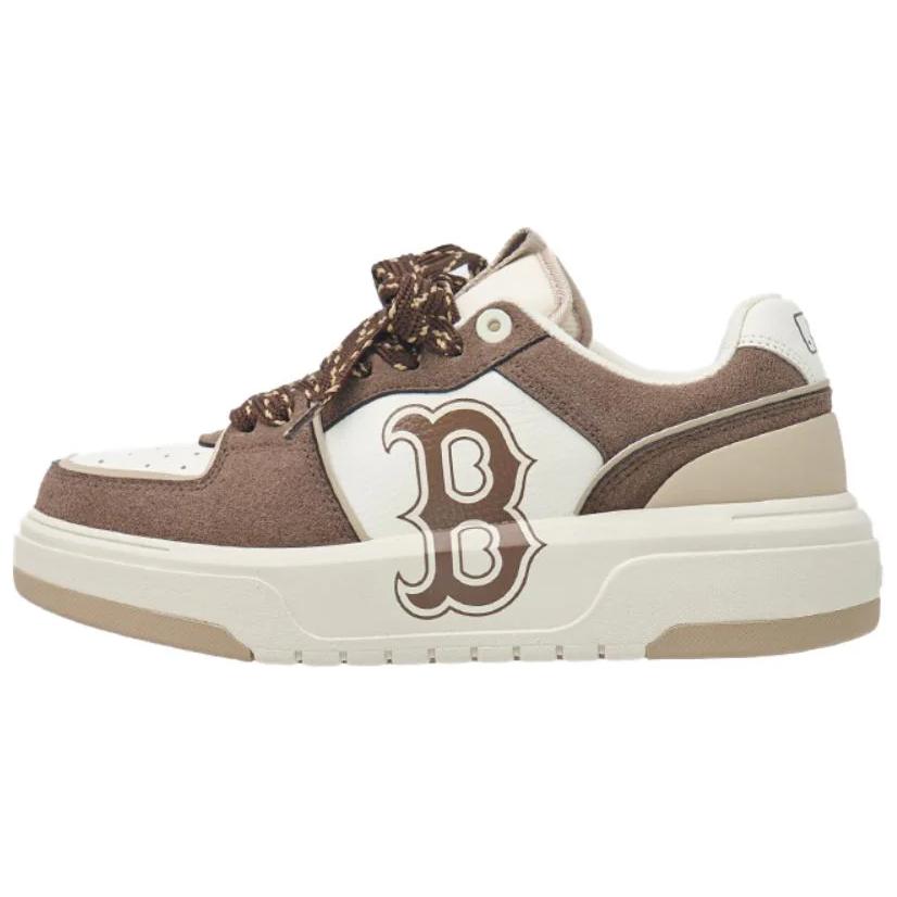 MLB Chunky Liner Slip-Resistant Low-Top Skateboard Shoes Unisex Brown