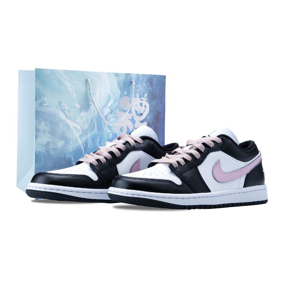 Jordan Air Jordan 1 Low Top Vintage Basketball Shoes Women's Black White