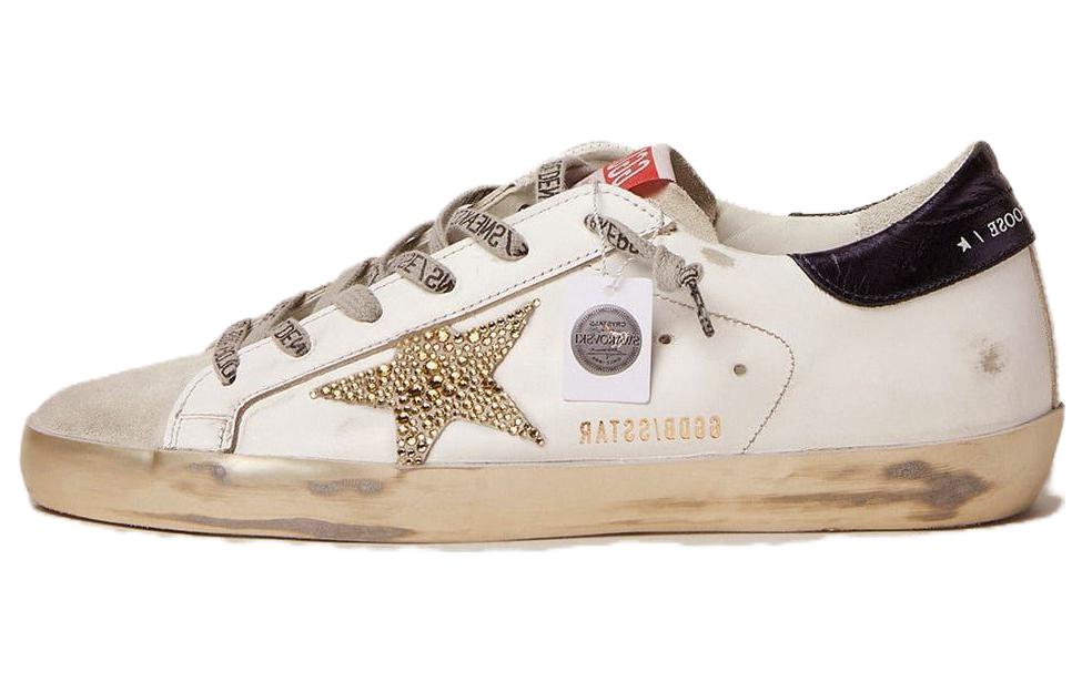 Golden Goose Super-Star Low-Top Skateboard Shoes Women's Gray Vintage Version