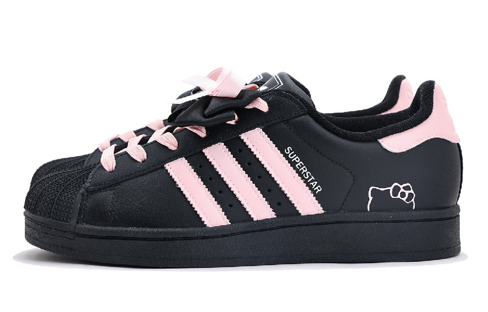 Adidas Originals SUPERSTAR Coverage Slip Resistant And Abrasion Resistant Low Top Skateboard Shoes Unisex Pink
