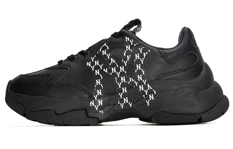 MLB Big Ball Chunky Height Increasing Low-Top Chunky Sneakers Unisex Black