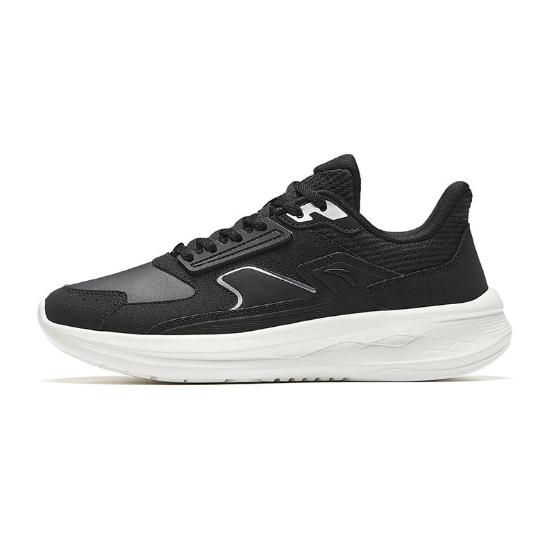 Anta Running Collection Anti-Slip Wear-Resistant Low-Top Casual Running Shoes Women's Basic Black
