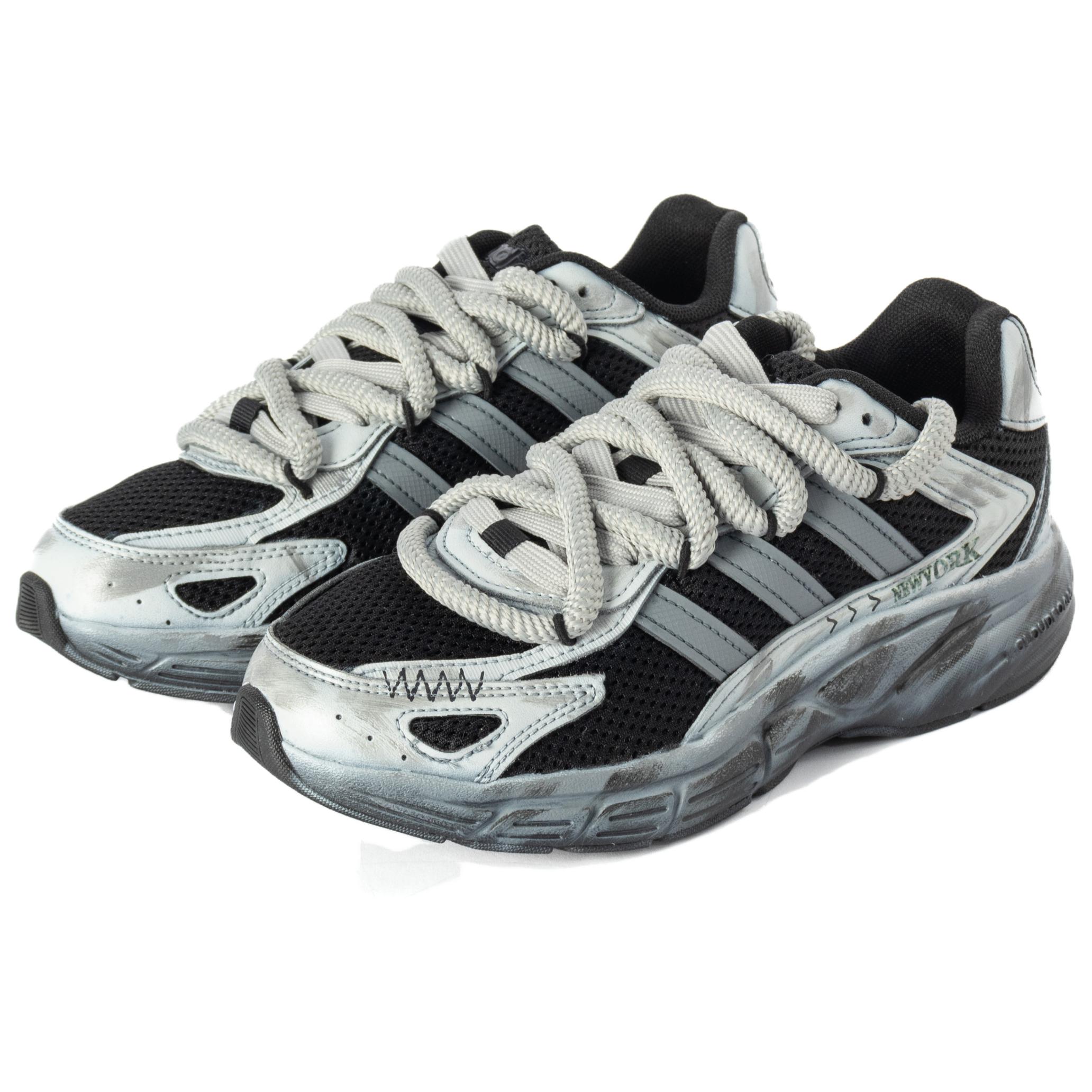 Adidas ECLYPTIX 2000 Breathable And Lightweight Low Top Running Shoes Unisex Black купить в интернет-магазине Yoocart с быстрой доставкой по России.