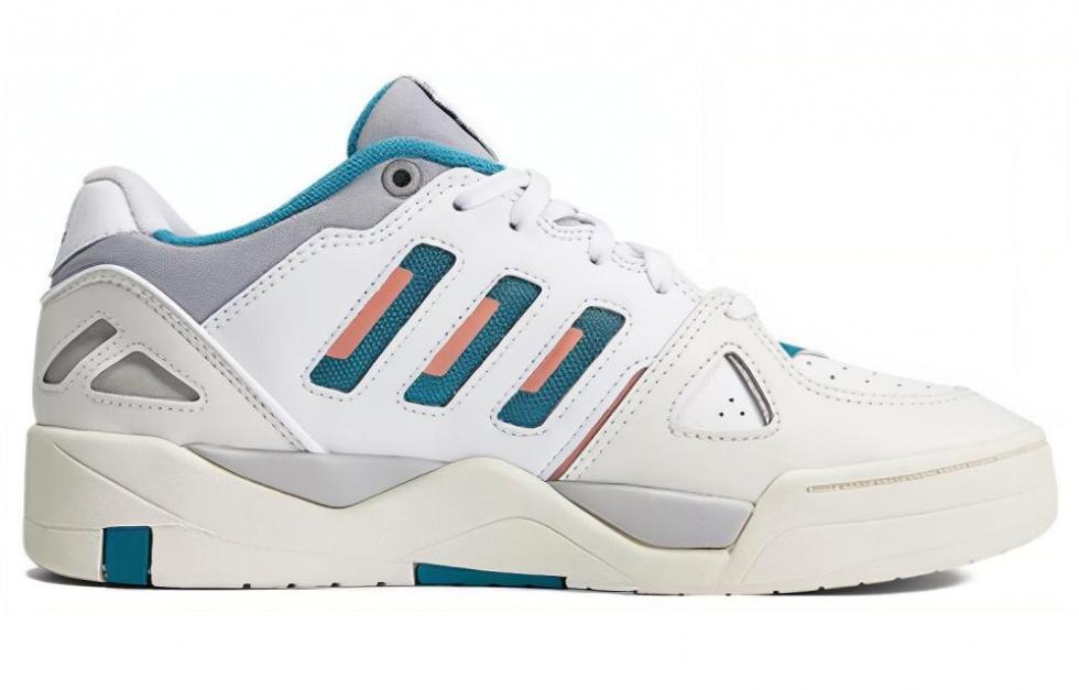 Adidas Midcity Low Basketball Shoes 'White Grey Aqua' купить в интернет-магазине Yoocart с быстрой доставкой по России.