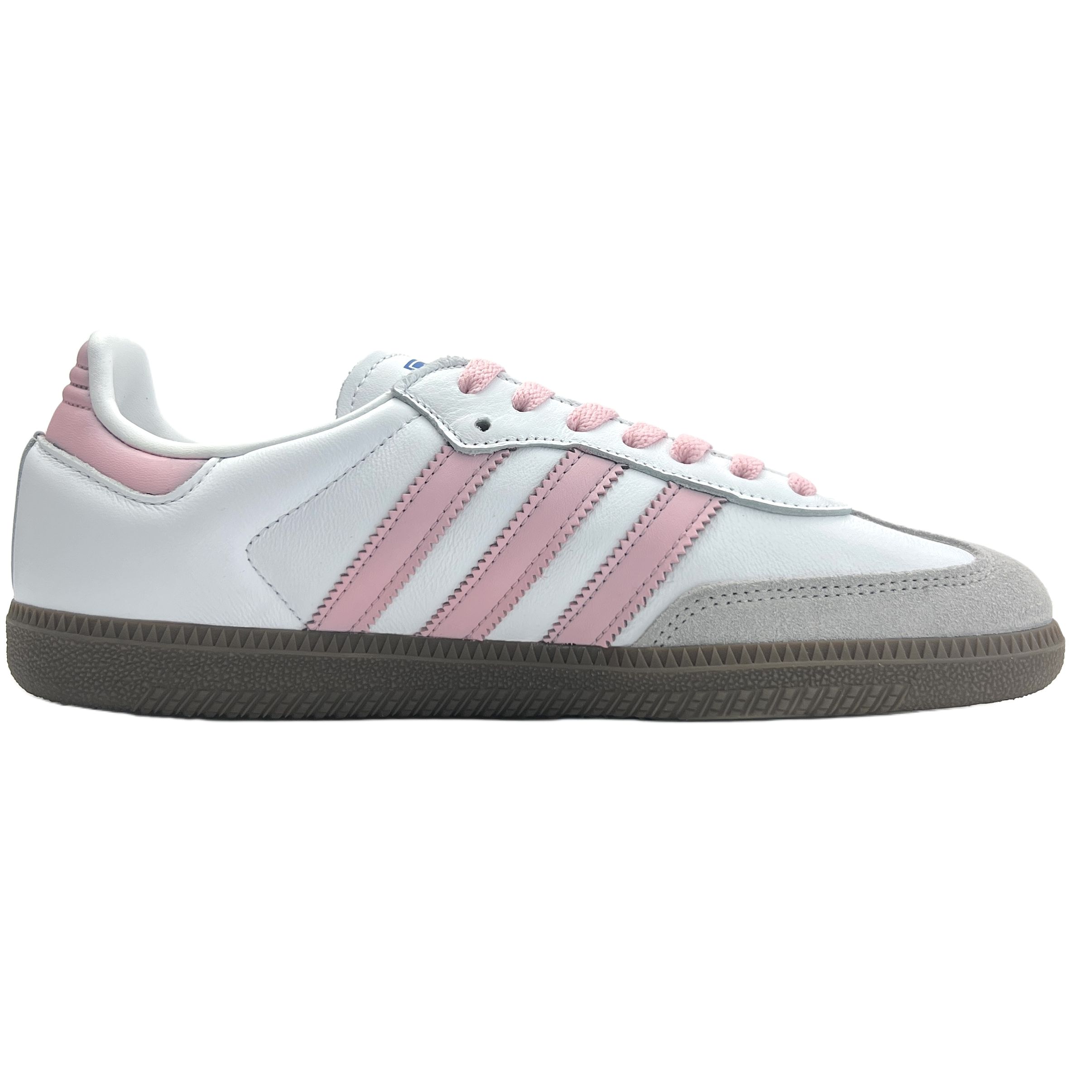 Adidas Originals SAMBA OG Non-slip Lightweight Low-Top Skateboard Shoes Unisex White Pink купить в интернет-магазине Yoocart с быстрой доставкой по России.