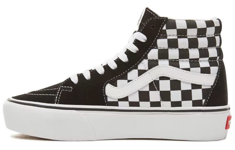 Sk8 Vans Hi Platform 2.0 'Checkerboard Black White' Women's