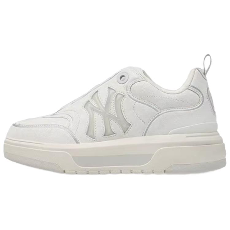 MLB Anti-Slip Wear-Resistant Low-Top Skateboard Shoes Unisex White