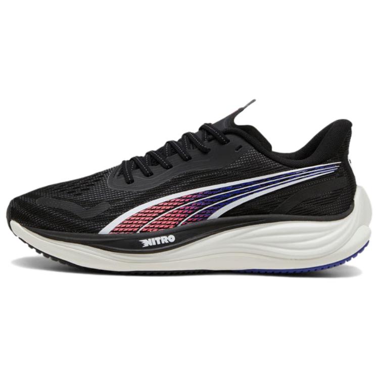 PUMA Velocity Nitro 3 Rebound Low Top Running Shoes Men's Black