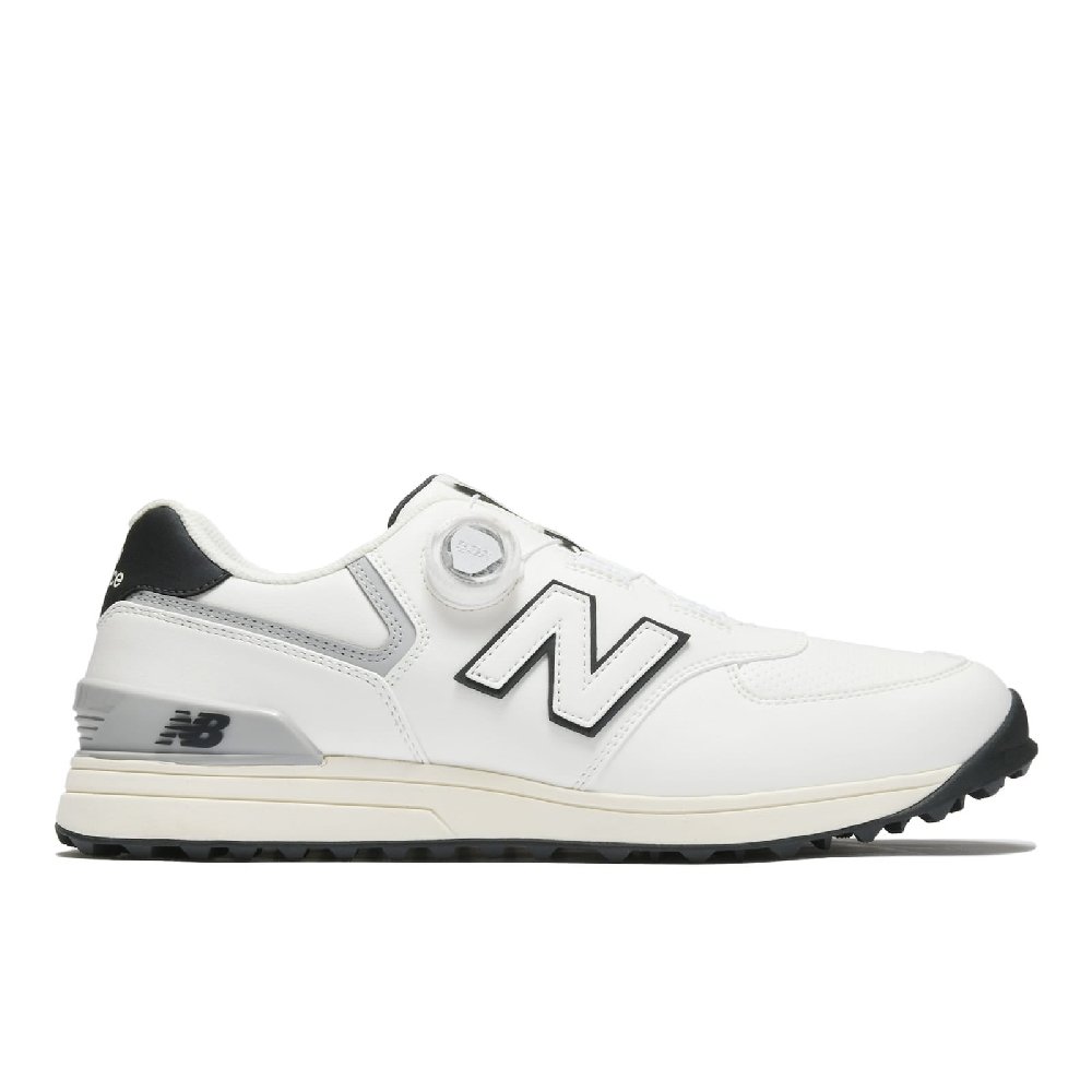 New Balance NB 574 V3 Low Top Golf Shoes Unisex White Black