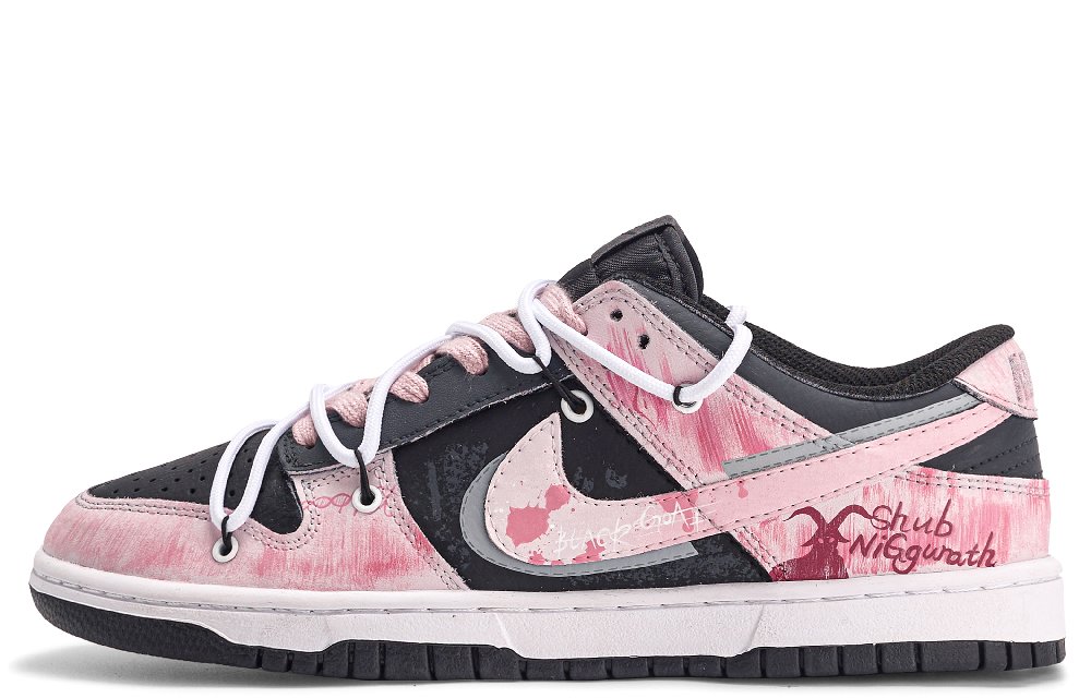 Nike Dunk Skateboard Shoes Women's Low-Top Pink