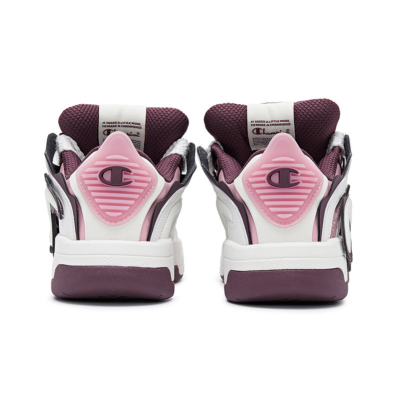 Champion Low-Top Skateboard Shoes Women's Milk White Night Brown Red купить в интернет-магазине Yoocart с быстрой доставкой по России.