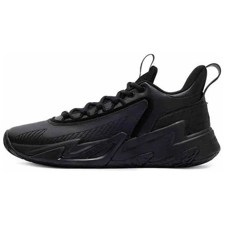 361° Anti-Slip Wear-Resistant Low-Top Basketball Shoes Men's Black